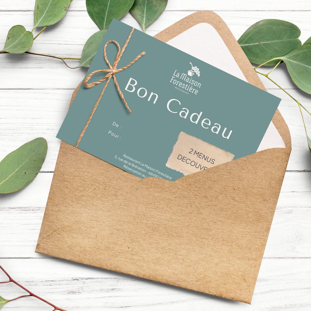 Carte cadeau de la Maison Forestière